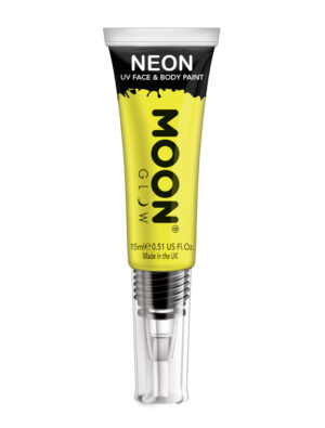 Gesichtsfarbe UV 15ml neongelb Schminke für Karneval & Fasching