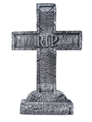 Grabstein Kreuz Farbe: grau