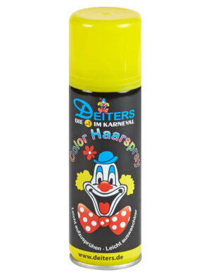 Haarspray Color 125ml gelb Schminke für Karneval & Fasching