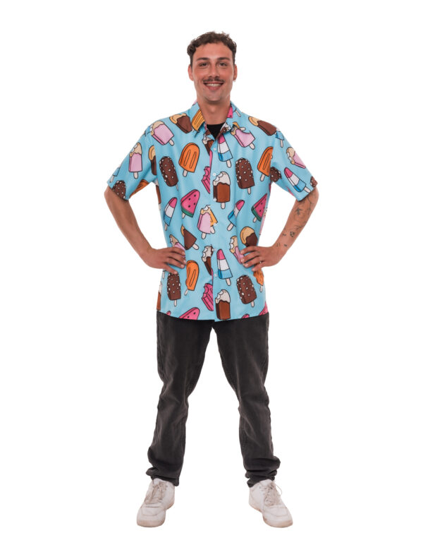 Hemd Eis am Stiel Herren bunt S/M Farbe: bunt