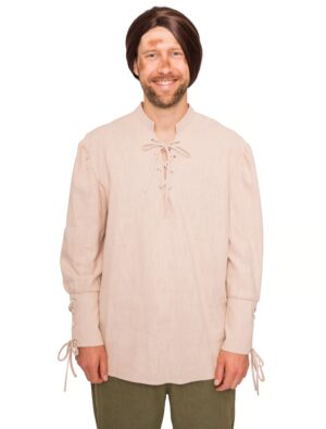 Hemd Herren beige 3XL