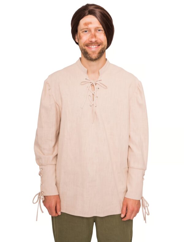 Hemd Herren beige 3XL