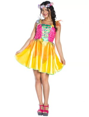 Kleid Blumenfee 40 Farbe: bunt
