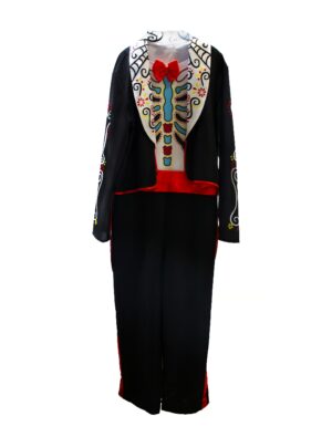 Kostüm Dia de los Muertos 2-tlg. bunt S/M Farbe: bunt