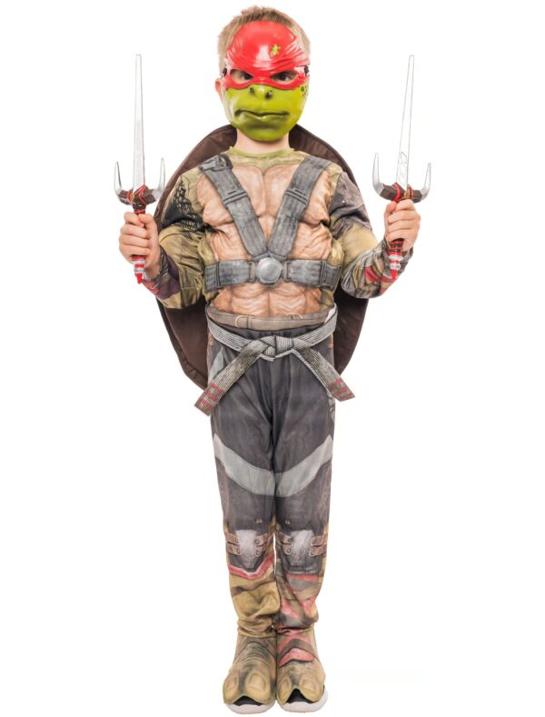 Kostüm Ninja Turtles Raphael Kinder bunt M Farbe: bunt