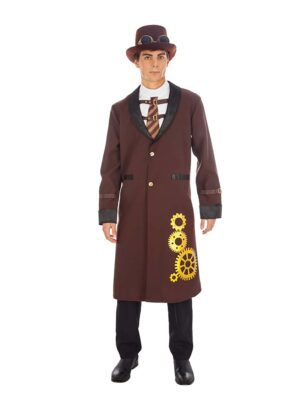 Kostüm Steampunk 5-tlg. Herren braun/schwarz L
