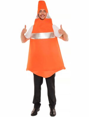 Kostüm Verkehrshütchen orange one size