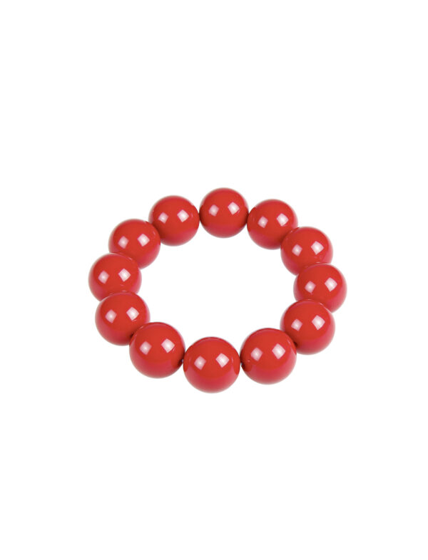 Kostümzubehör Armband Perlen rot