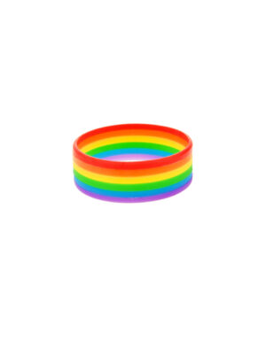 Kostümzubehör Armband Regenbogen Silikon Farbe: mehrfarbig