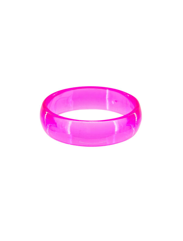 Kostümzubehör Armreif transparent pink