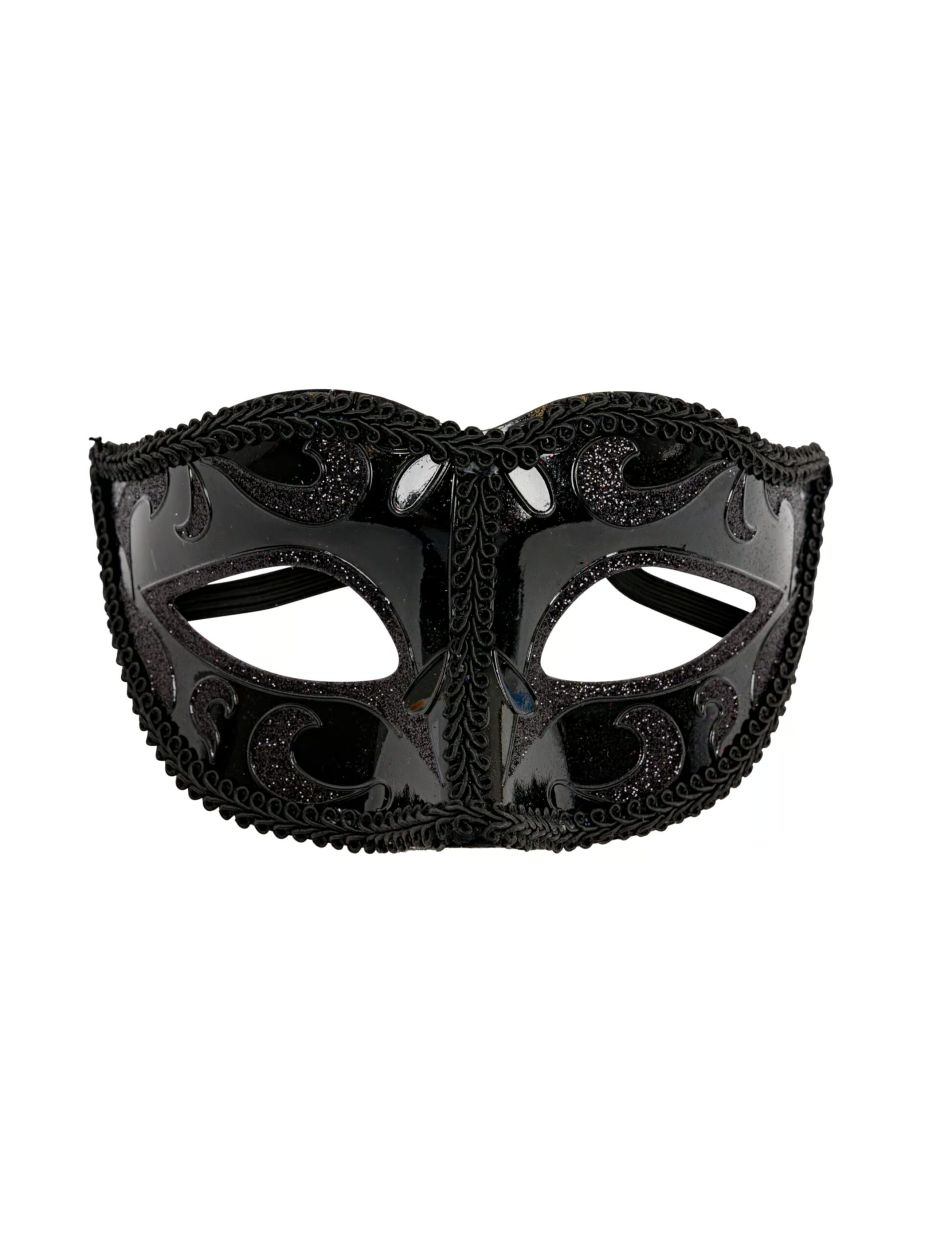 Kostümzubehör Augenmaske schwarz 1 Kostümzubehör Augenmaske schwarz