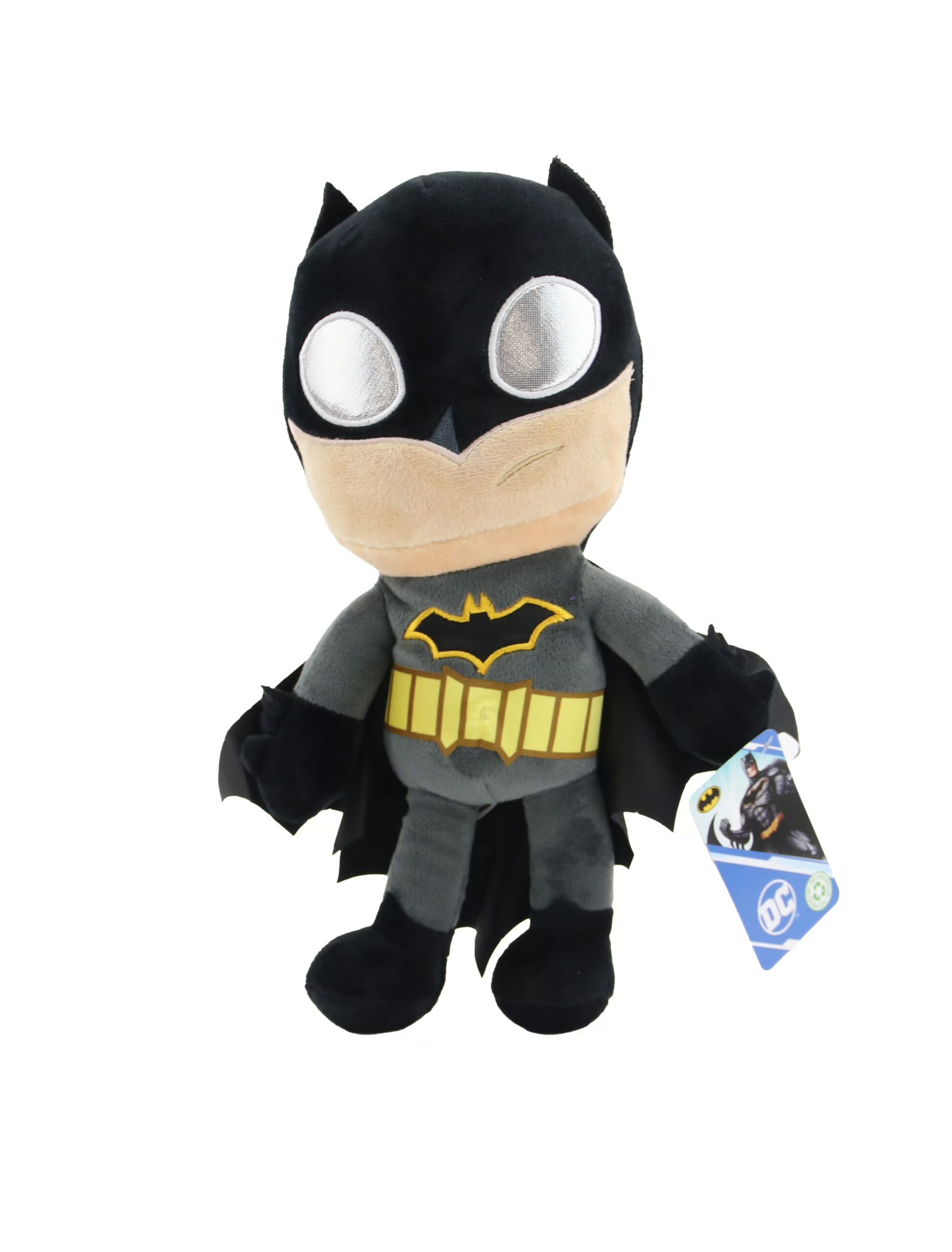 Kostümzubehör Batman Plüschfigur 32cm schwarz/grau 1 Kostümzubehör Batman Plüschfigur 32cm schwarz/grau