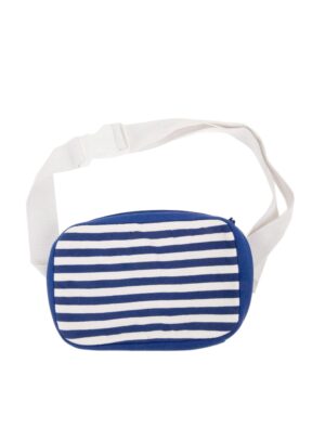 Kostümzubehör Bauchtasche gestreift blau/weiß one size