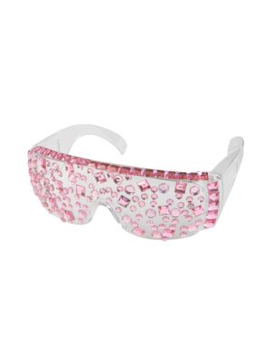 Kostümzubehör Brille Lady Lala pink