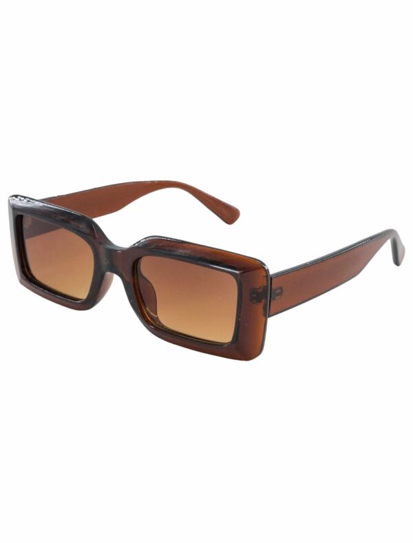 Kostümzubehör Brille eckig braun