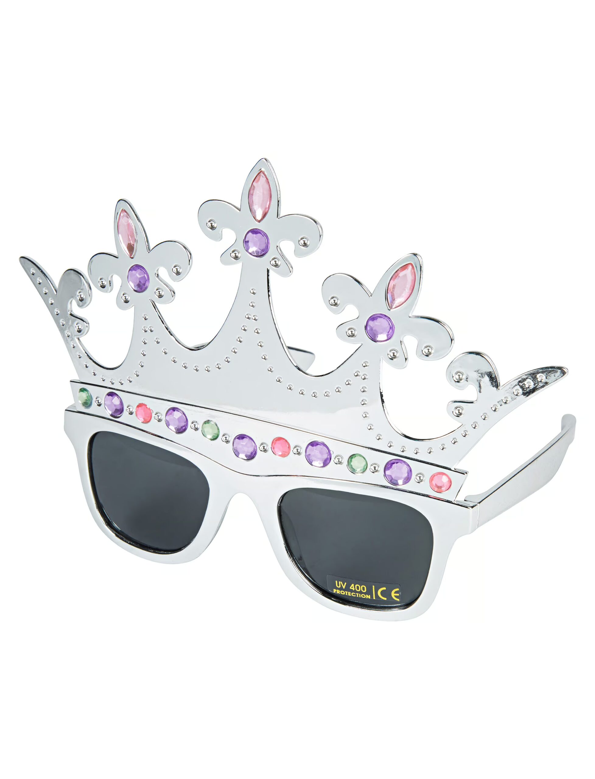 Kostümzubehör Brille mit Diadem Farbe: silber 1 Kostümzubehör Brille mit Diadem Farbe: silber