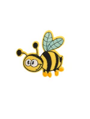 Kostümzubehör Bügelpatch Biene 3 Stk. 6