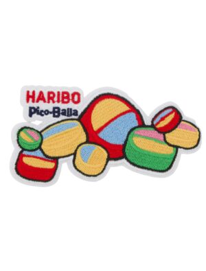 Kostümzubehör Bügelpatch HARIBO Pico-Balla 11cm bunt Farbe: bunt