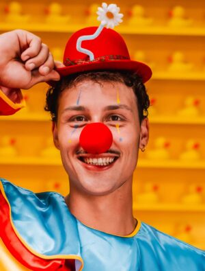 Kostümzubehör Clownsnase groß Schaumstoff rot