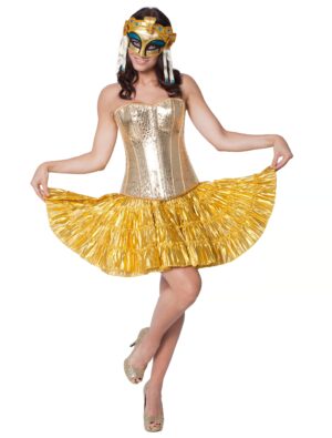 Kostümzubehör Corsage gold S