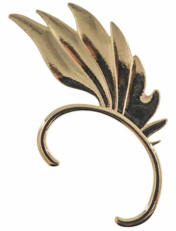 Kostümzubehör Earcuff Flügel gold