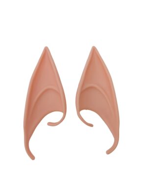 Kostümzubehör Elfenohren spitz beige