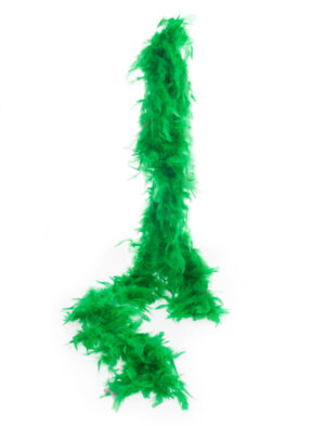 Kostümzubehör Federboa 60g 180cm grün