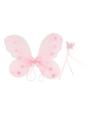 Kostümzubehör Feen-Set 2-tlg. Kinder rosa