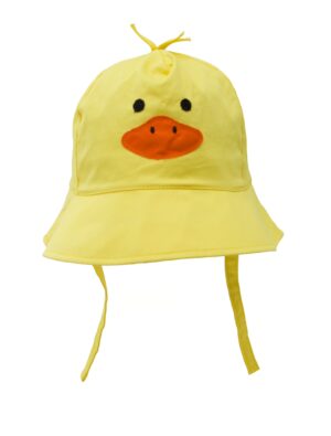 Kostümzubehör Fischerhut Ente gelb one size