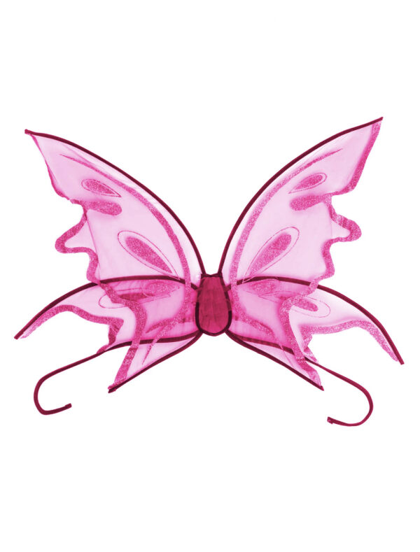 Kostümzubehör Flügel Märchen pink