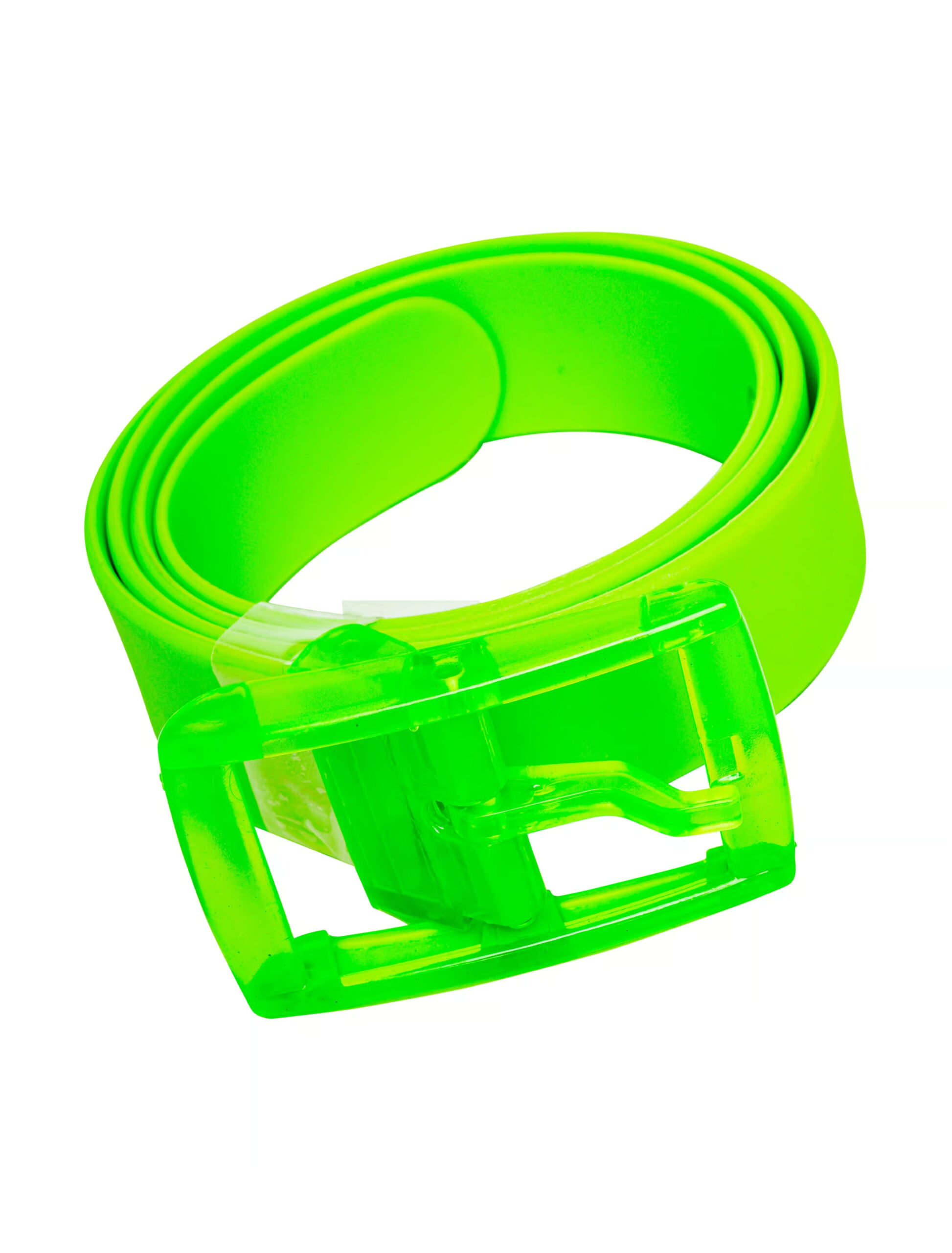 Kostümzubehör Gürtel 80's neongrün 1 Kostümzubehör Gürtel 80's neongrün