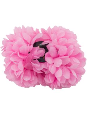 Kostümzubehör Haarklammer Blume pink