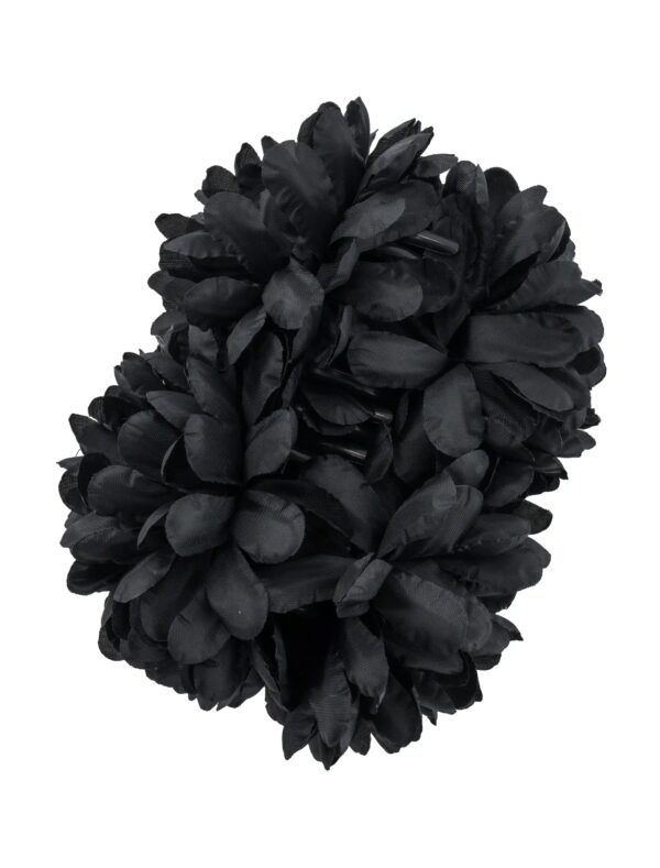 Kostümzubehör Haarklammer Blume schwarz
