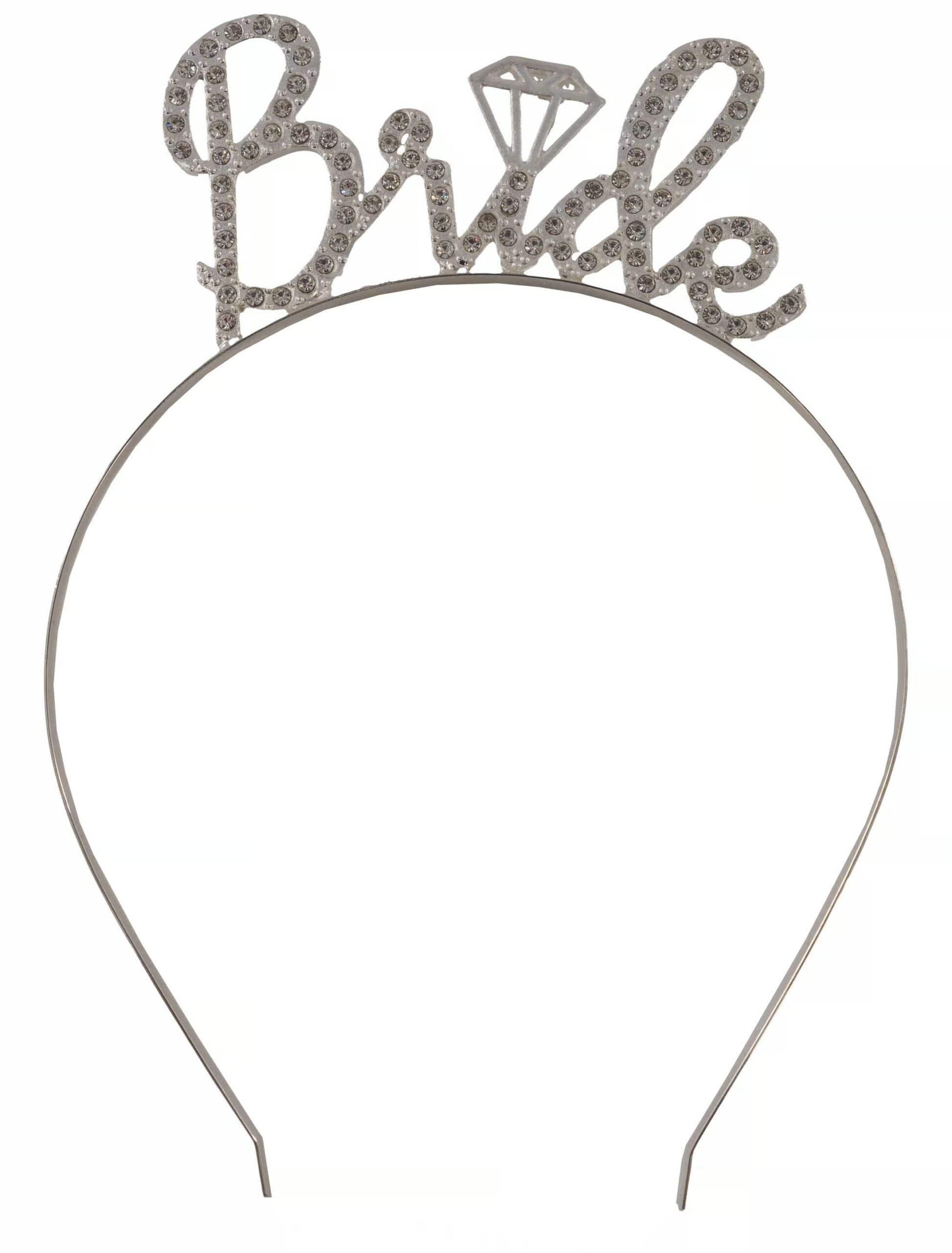 Kostümzubehör Haarreif Bride silber 1 Kostümzubehör Haarreif Bride silber