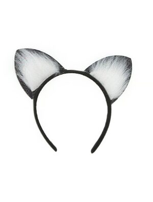 Kostümzubehör Haarreif Katze schwarz