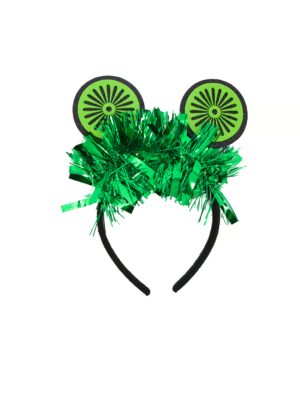 Kostümzubehör Haarreif Kiwi grün