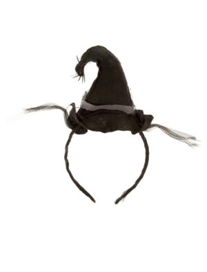 Kostümzubehör Haarreif Mini Hexenhut Gruselhexe Farbe: schwarz