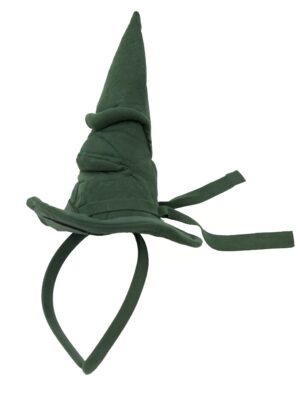 Kostümzubehör Haarreif Mini Hexenhut hexengrün
