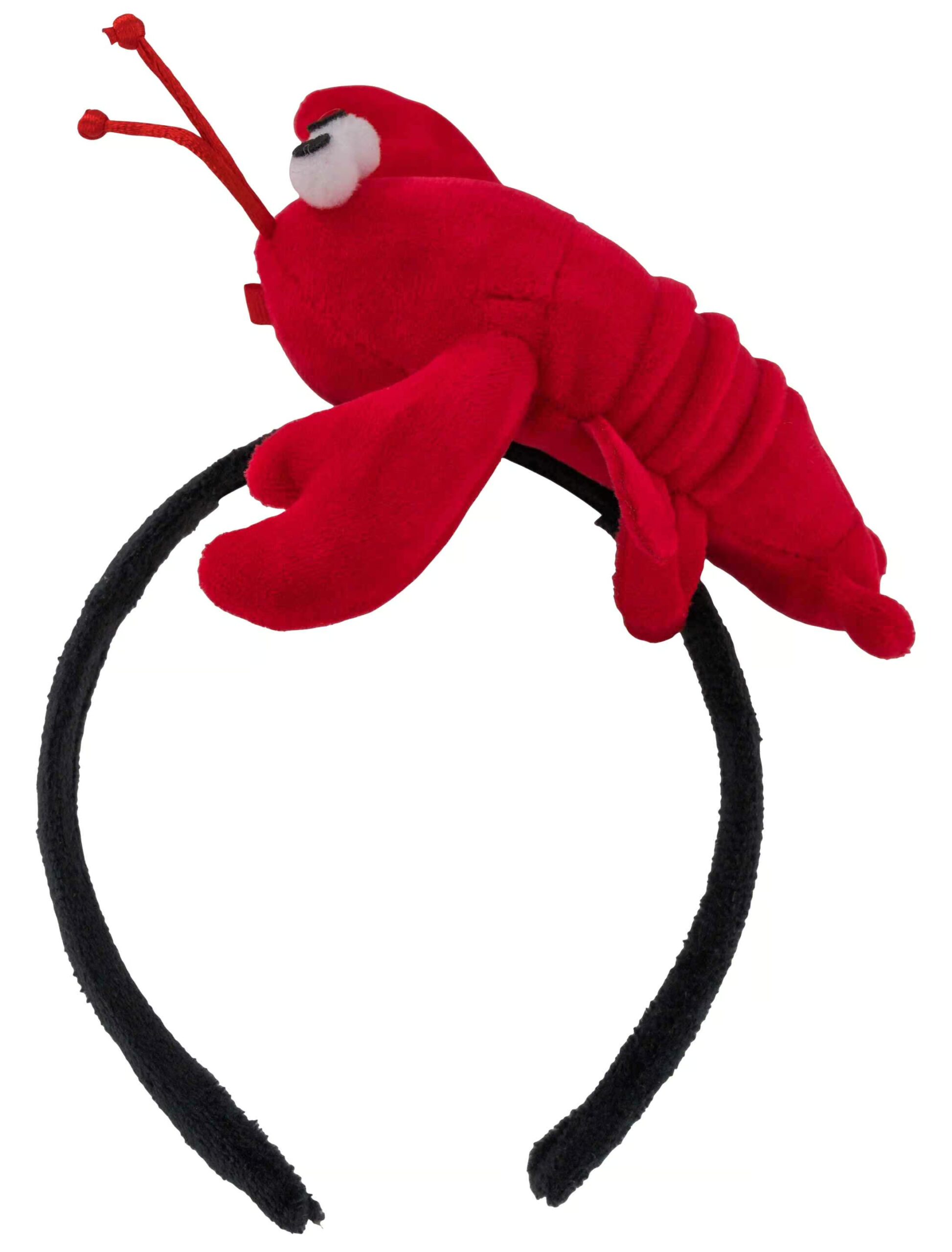 Kostümzubehör Haarreif Plüsch Hummer rot 1 Kostümzubehör Haarreif Plüsch Hummer rot