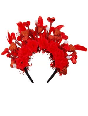 Kostümzubehör Haarreif mit Herzen