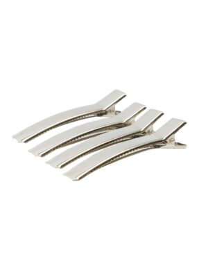 Kostümzubehör Haarspangen 4er Set silber