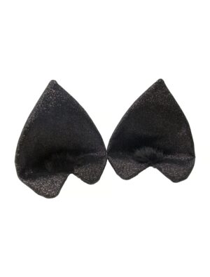 Kostümzubehör Haarspangen Katzenohren schwarz