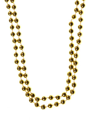 Kostümzubehör Halskette Perlenduo gold one size