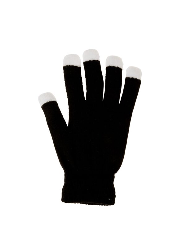 Kostümzubehör Handschuh blinkend Farbe: schwarz