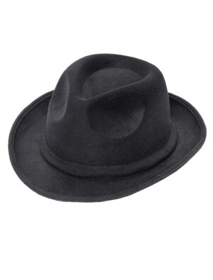 Kostümzubehör Hut Gentleman schwarz