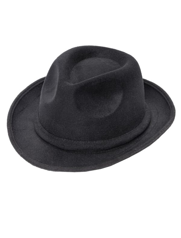 Kostümzubehör Hut Gentleman schwarz