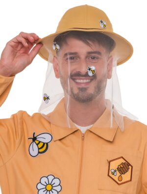 Kostümzubehör Hut Imker beige one size