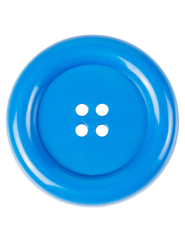 Kostümzubehör Knöpfe 4cm 4 Stk. blau