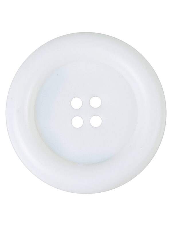 Kostümzubehör Knöpfe 4cm 4 Stk. weiß