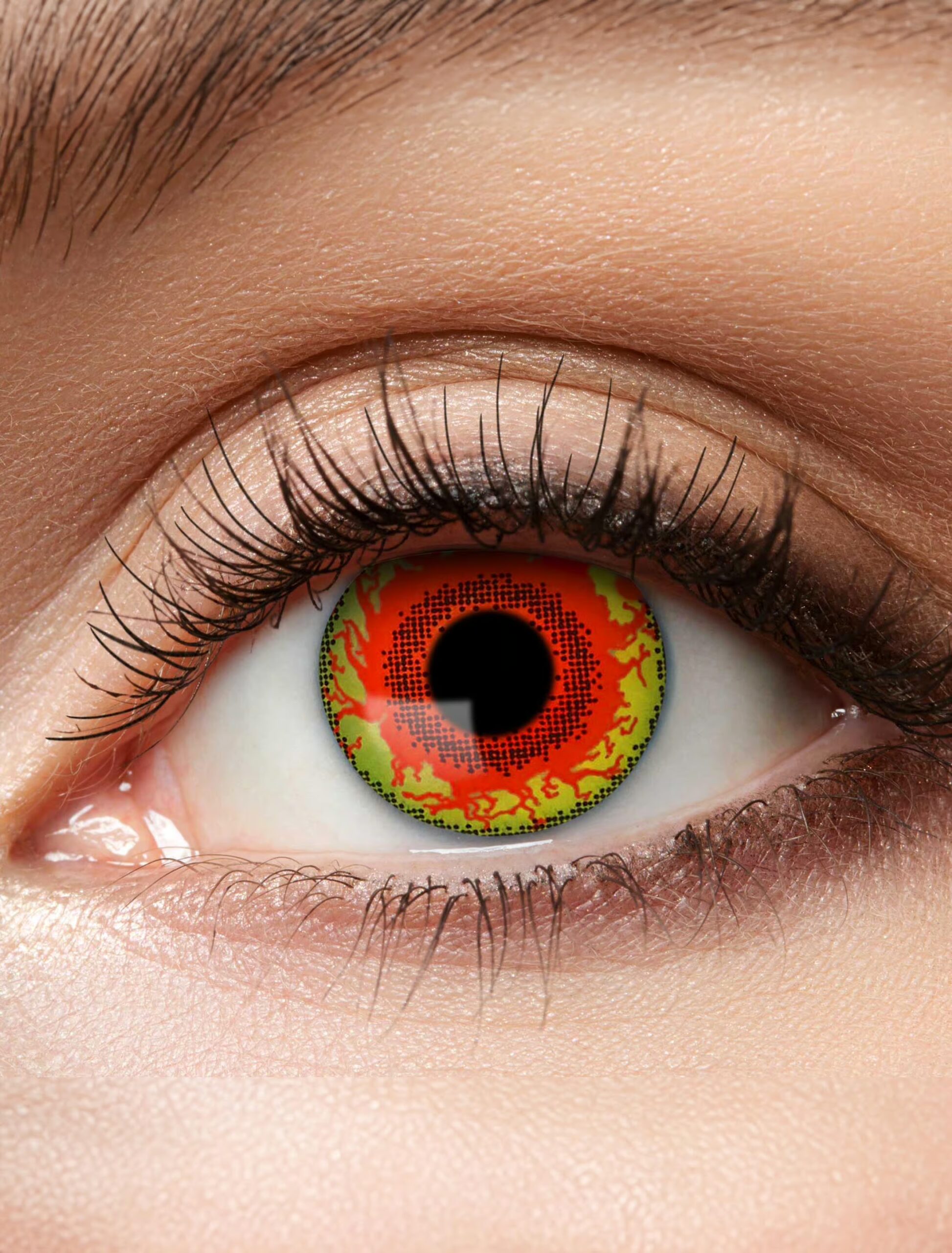 Kostümzubehör Kontaktlinsen Red Monster Farbe: rot 1 Kostümzubehör Kontaktlinsen Red Monster Farbe: rot